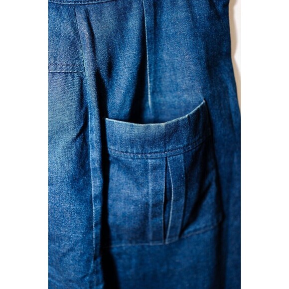 Vintage Cottage Tailor USA Union made jean denim skirt midi 10 womens lined - Picture 3 of 9